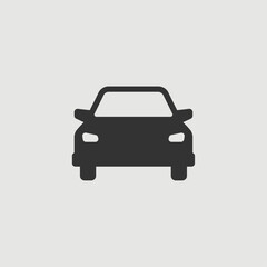 Vector Simple Isolated Car Icon