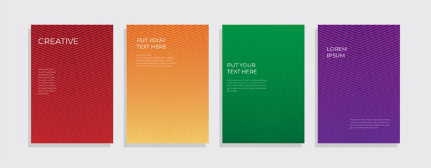 Modern minimalist cover template design vector background - obrazy, fototapety, plakaty