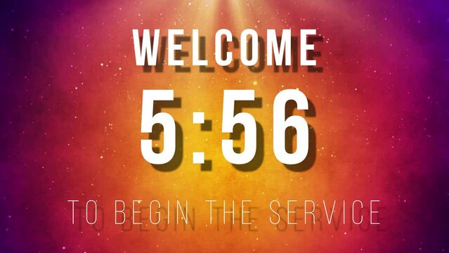 Welcome to the service countdown