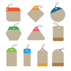 Sale badge sticker vector collection