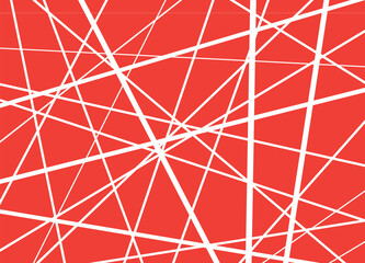 Abstract geometric lines colorful red vector background 