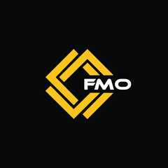 FMO letter design for logo and icon.FMO typography for technology, business and real estate brand.FMO monogram logo.