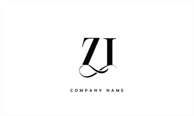 ZL, LZ, Z, L Abstract Letters Logo Monogram