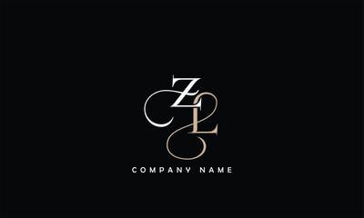 ZL, LZ, Z, L Abstract Letters Logo Monogram