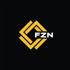 FZN letter design for logo and icon.FZN typography for technology, business and real estate brand.FZN monogram logo.