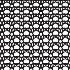seamless abstract tribal owl pattern