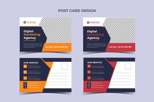 Post card Business Template Design