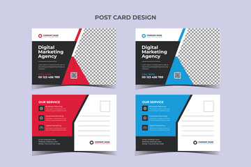Post card Business Template Design 