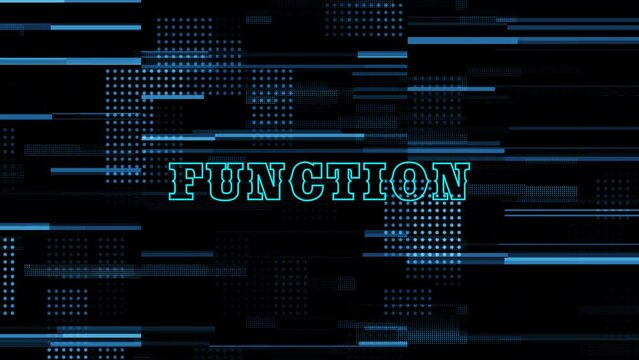 Function text background.