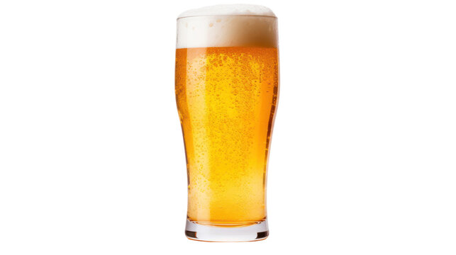 Craft Beer Head isolated on transparent and white background.PNG image.
