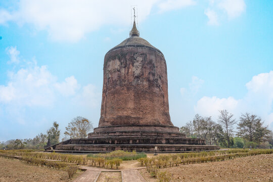 Bawbawgyi Stupa at Sri Ksetra, Ancient Pyu City, UNESCO Site, Pyay, Myanmar