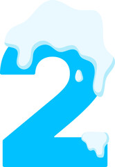 Cute Winter Number 2 Two