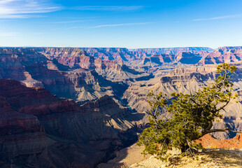 Western View of The Inner Canyon and The Colorado River From Mojave Point, Grand Canyon National Park, Arizona, USA