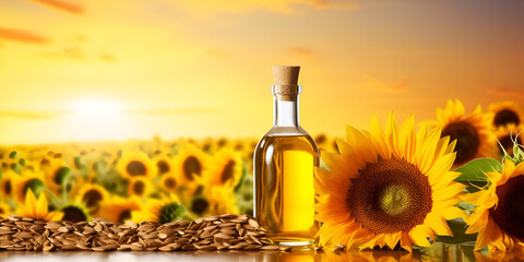 Savor the Art of Culinary Mastery: A Sunflower Oil Infused Cooking Banner