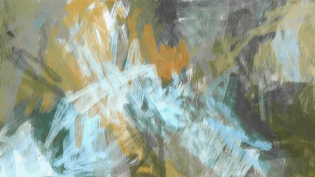 Paint brush strokes loop. Abstract background texture animation.
