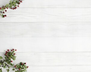 Blanco madera espino invierno bayas producto de fondo mockup, fotografía de stock, diseño de fotos plana lay Mock Up, JPG descarga digital
