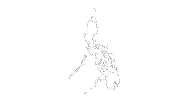 animated sketch of the Philippines map icon