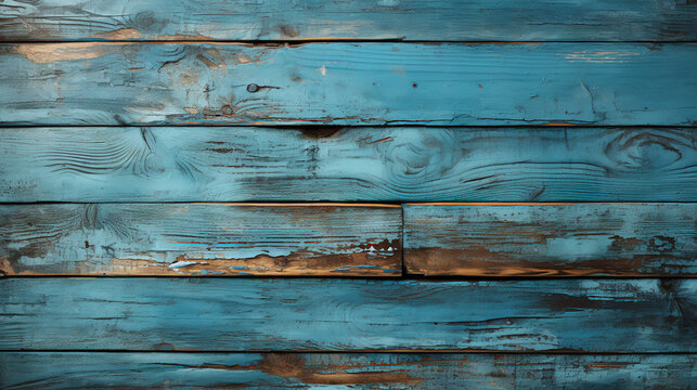 Blue Painted Barnwood - Faded And Worn - Background - Backdrop - Graphic Resource 