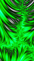 green and silver grey complex foliage design