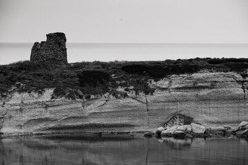 S'Archittu, Torre del Pozzo.  Provincia di Oristano, Sardegna, Italy