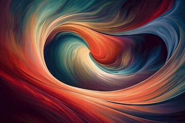  illustration background art lines curves abstract waves smooth Colorful