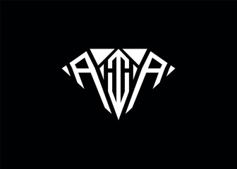 Modern letter A I A diamond shape logo And initial monogram A I A letter logo vector template