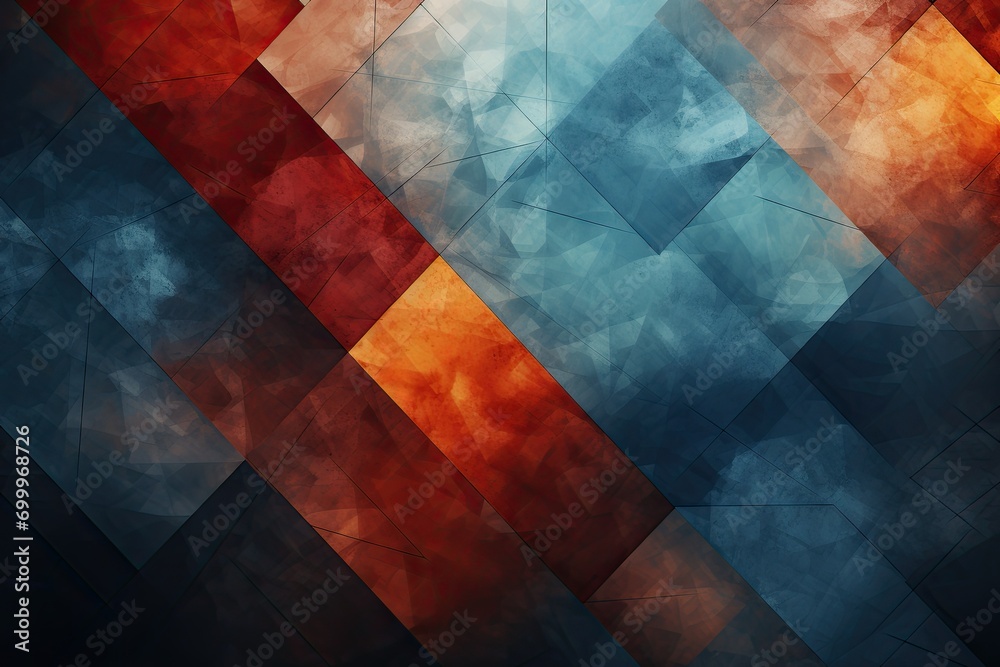 Poster bright, multicolored abstraction with combinable elements, background, illustration for cover, inter