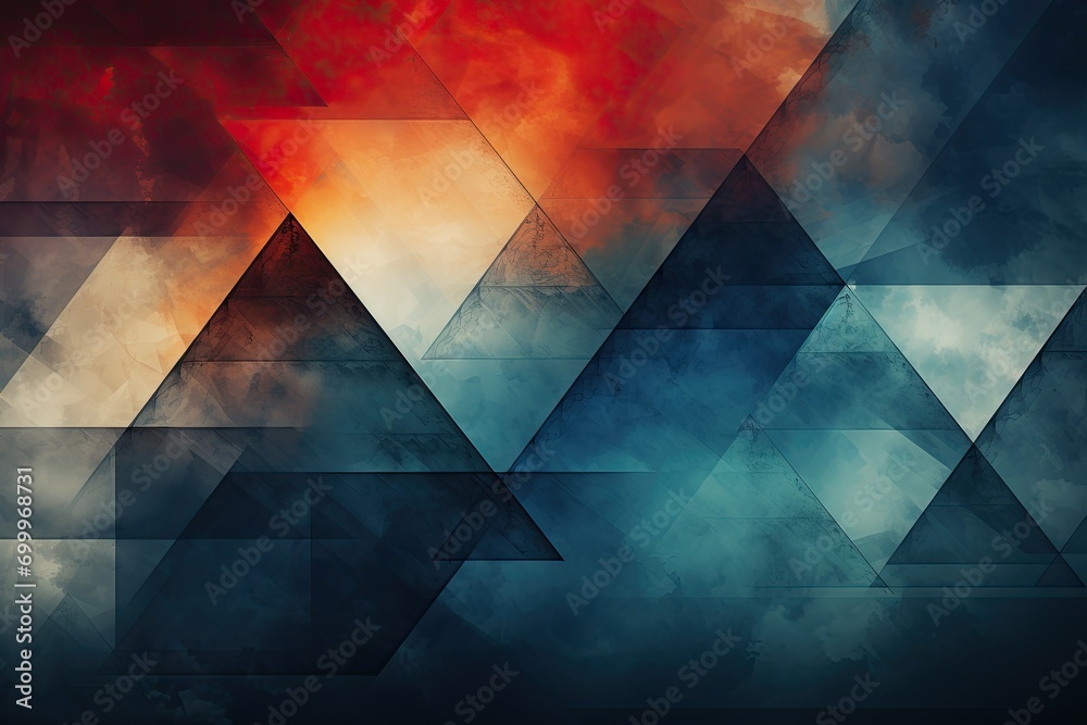 Poster bright, multicolored abstraction with combinable elements, background, illustration for cover, inter
