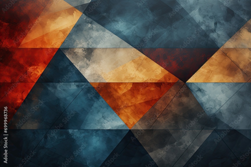 Poster bright, multicolored abstraction with combinable elements, background, illustration for cover, inter