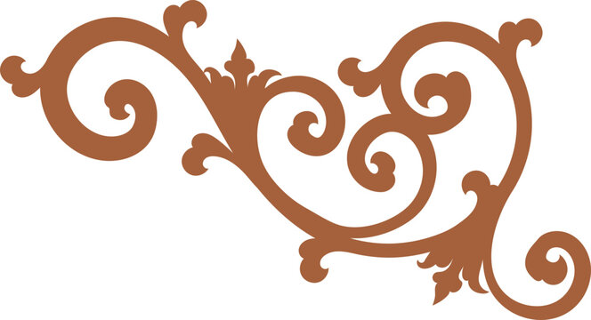 Classic Ornament Corner Frame