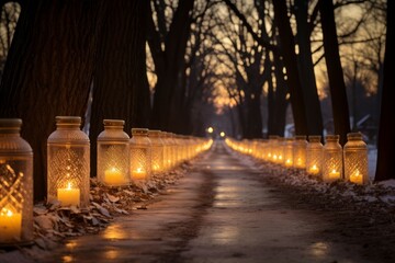 Candlelit Luminaries - Generative AI