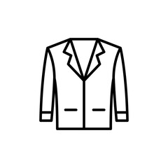 Suit outline icons, wedding minimalist vector illustration ,simple transparent graphic element .Isolated on white background