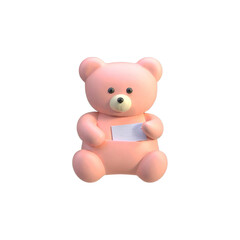 teddy bear with a flower