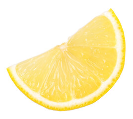 slice lemon fruit isolated, Fresh and Juicy Lemon, transparent PNG, PNG format, cut out