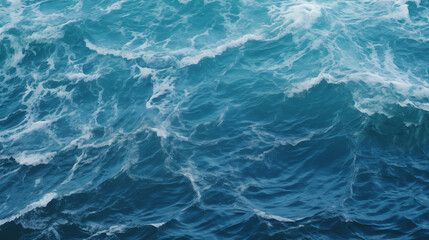 blue water surface texture with waves