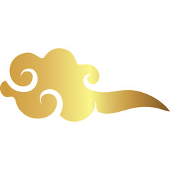Golden Chinese Cloud