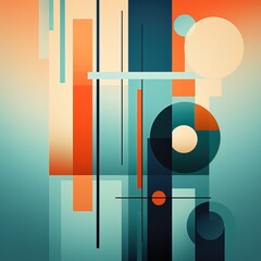 Abstract contemporary modern background. - AI Generated Abstract Art 