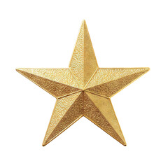 Obraz premium Golden star cut out