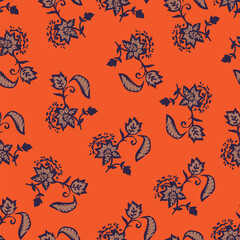 flower pattern, Seamless pattern, Abstract, flower background