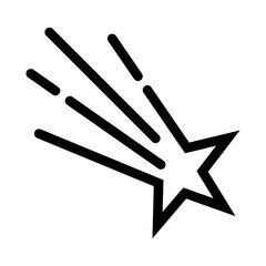 Shooting Star Vector Logo Design Template