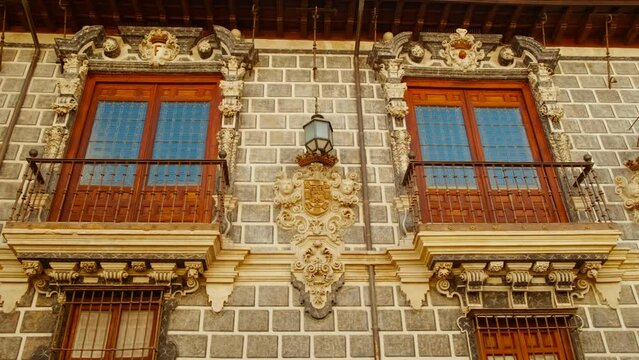 Palacio de la Madraza in Granada, Andalucia, Spain, a historic site once an Islamic school, now a testament to the city's rich history