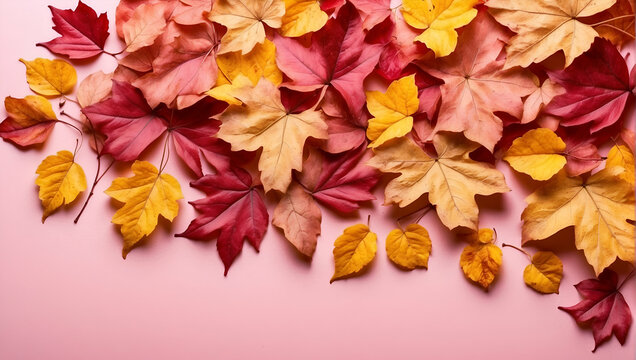 Autumn leaves background images, Fall foliage stock photos, Seasonal leaves copy space, White background with autumn leaves, Nature theme with copy space, Autumnal foliage visuals