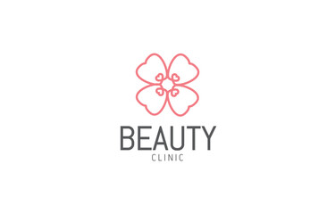 beauty logo. beauty clinic logo design. beauty care
