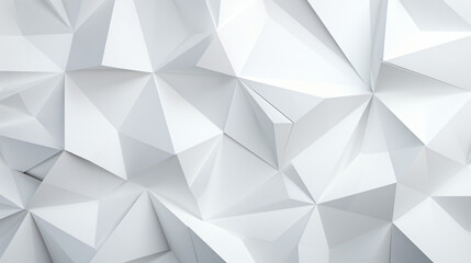Polygonal white background