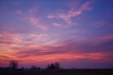 Fototapeta na wymiar design background elegant clouds sky evening beautiful shades delicate sunset purple pink orange