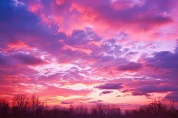 Fototapeta na wymiar design background delicate sunset beautiful clouds sky purple pink
