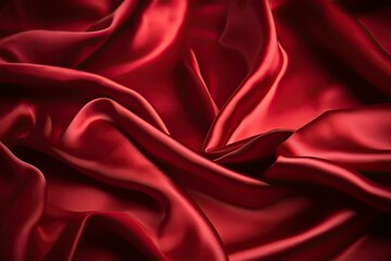 design space copy background luxury red concept celebration event valentine wedding christmas anniversary fabric shiny smooth folds wavy soft beautiful background satin silk red