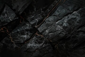 surface rock cracks veins grunge background abstract black background stone texture rock - obrazy, fototapety, plakaty