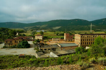 Ex stazione ferroviaria F. M. S. Monteponi.Sulcis Iglesiense Sardegna Italy