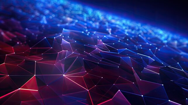 Modern digital abstract 3D background. Can be used in the description of network abilities, technological processes, digital storages, science, education